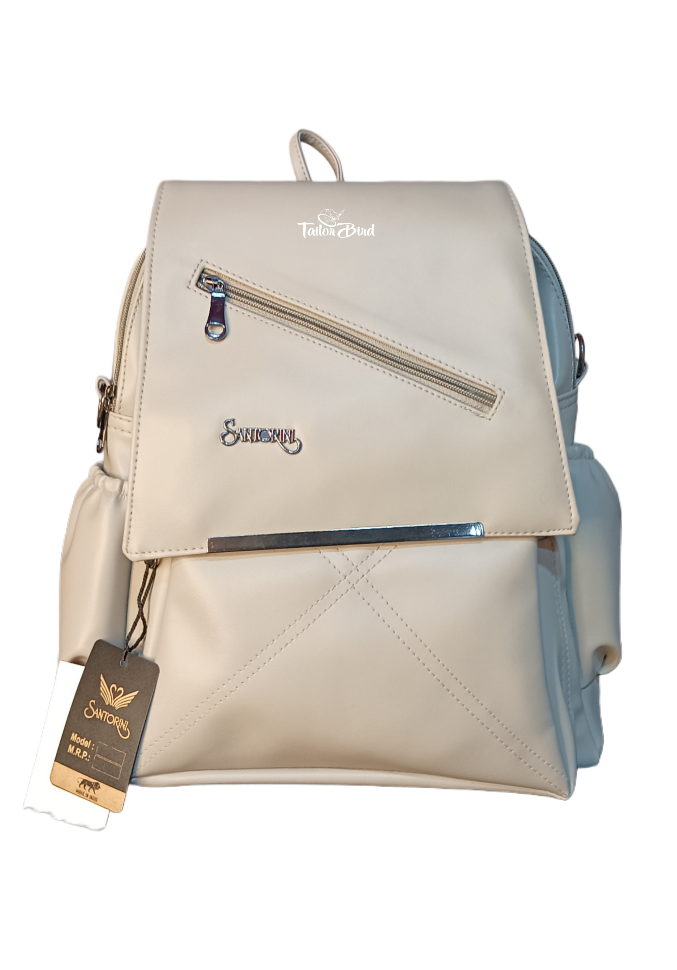 SANTORINI Brand Backpack plus sling bag leather finishing HANDBAG HB27